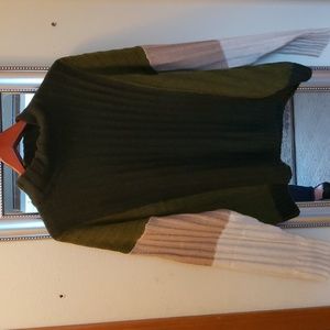 Time and Tru Women's Ribbed Mock Neck Sweater